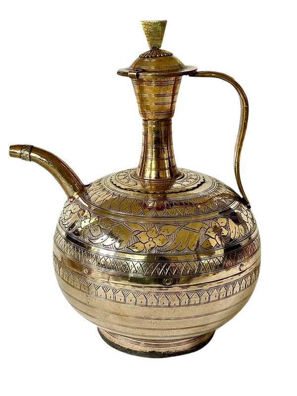 Antique Afghan Brass Ewer