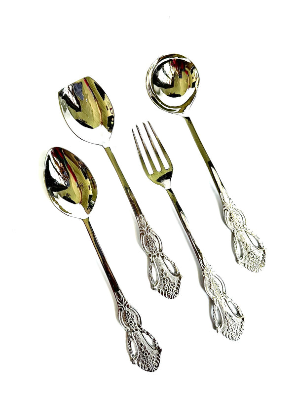 Parisan Silverplated Brass Server Set