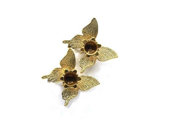 Butterfly Candle Holder Pair