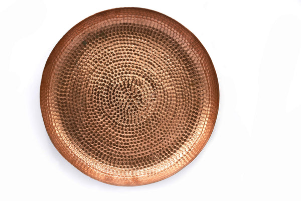 Hammered Copper Thaal