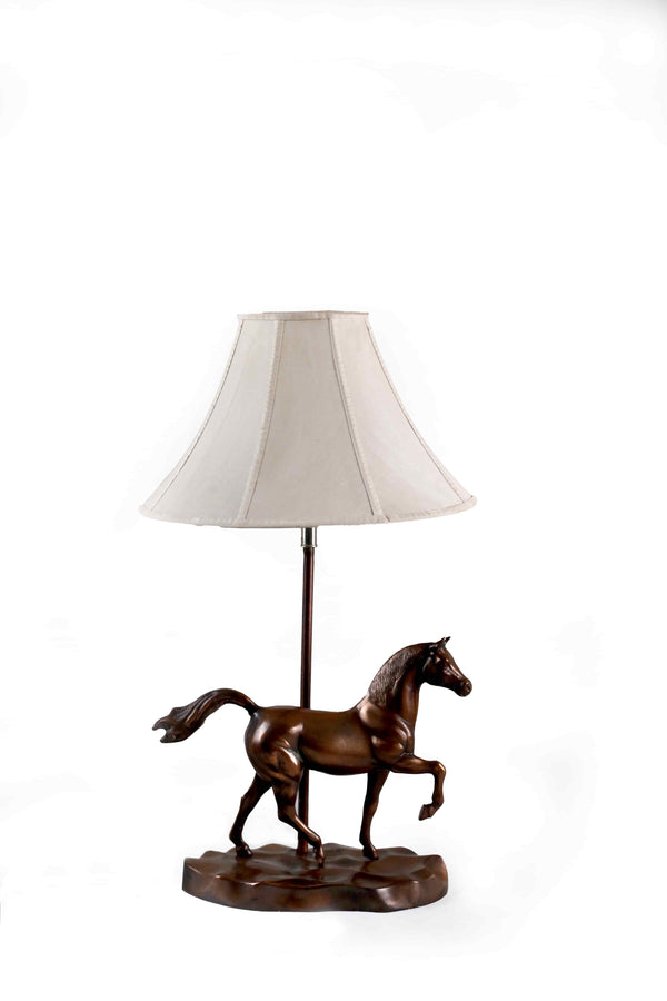 Antique Horse Sculpture Lamp